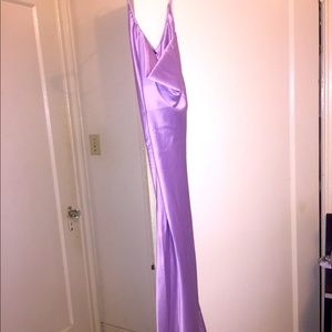 Satin maxi dress